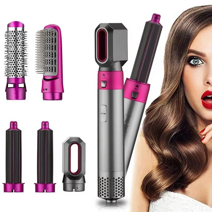 5 In 1 Hot Air Styler Curler Brush