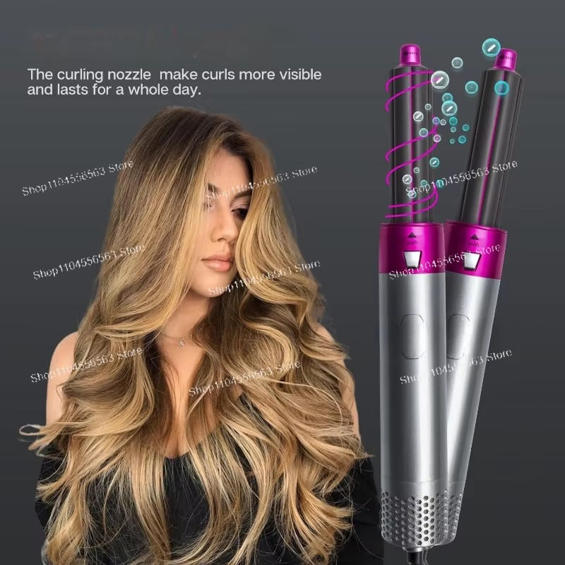 5 In 1 Hot Air Styler Curler Brush